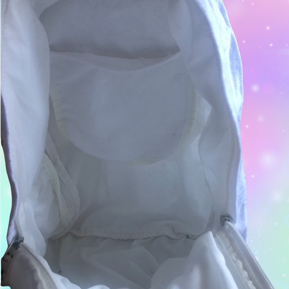 Stylish White Women's Backpack - Picture 10 of 13